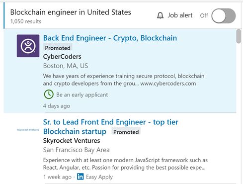 Blockchain Engineer in USA